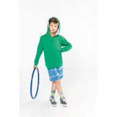 Kinder Hooded Sweater Met Gecontrasteerde Capuchon